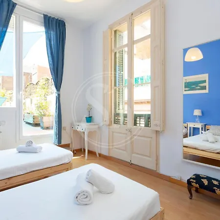Apartamento Con Terraza En Poble Sec Barcelona Buitenkant foto