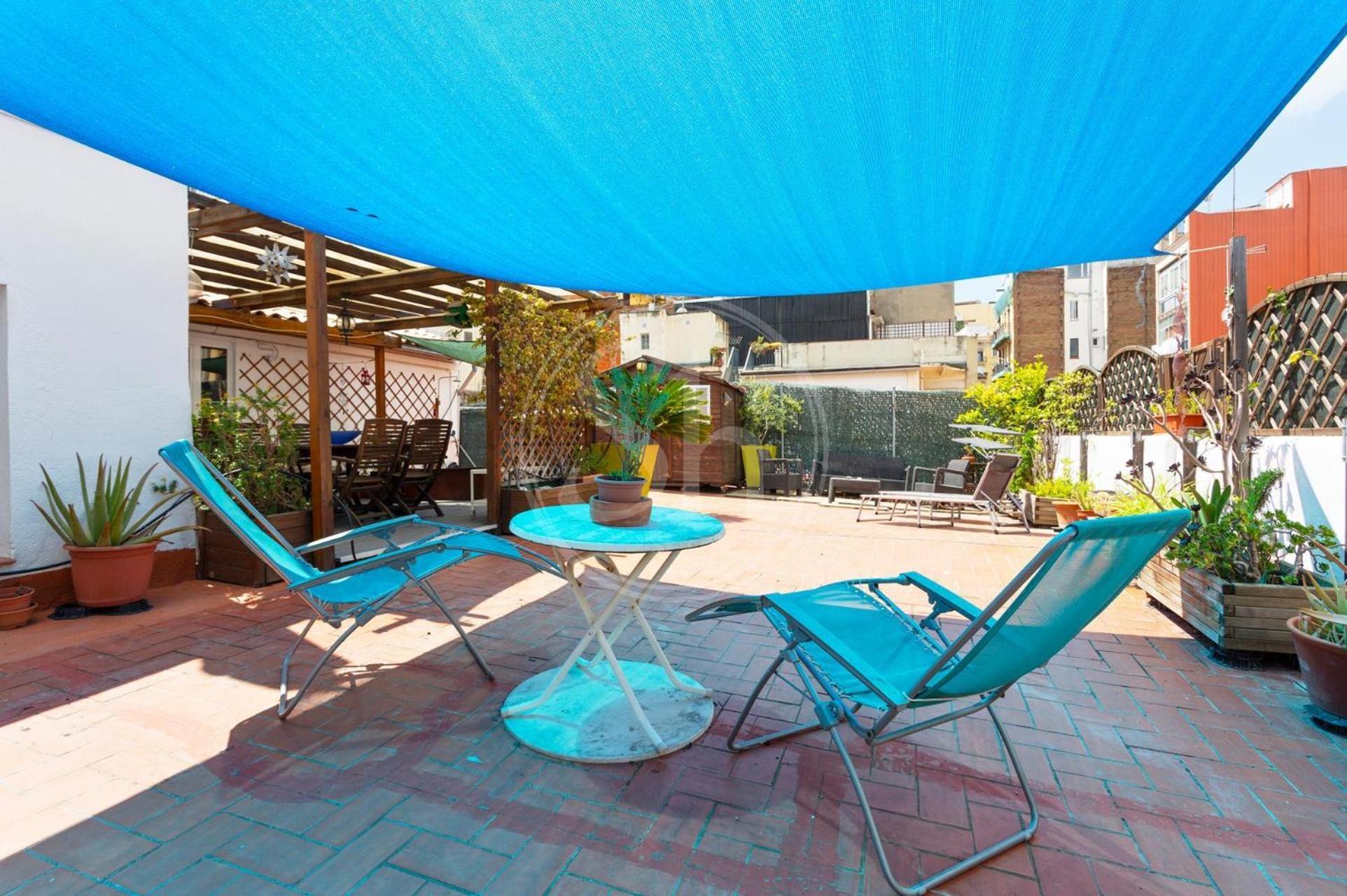 Con Terraza En Poble Sec Apartament *